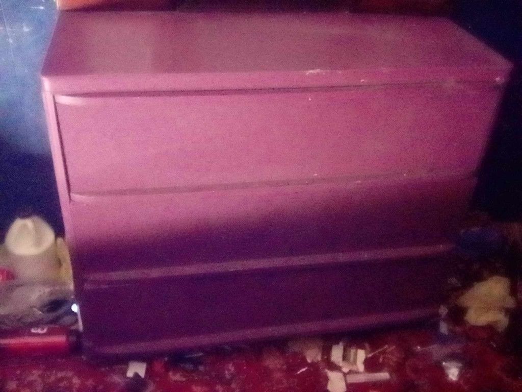 Purple Dresser