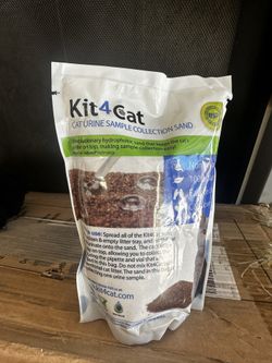 Cat urine sample sand 