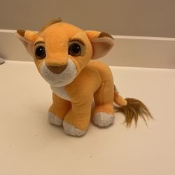 1993 Simba - The Lion King - Vintage Mattel Standing Plush Collectible Disney 