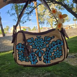 Isabella fiore Tourquoise Beaded purse