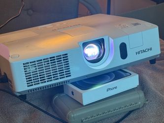 Hitachi CP-X5022WN 3LCD Projector — Tested Working — HDMI — Remote — Original Box