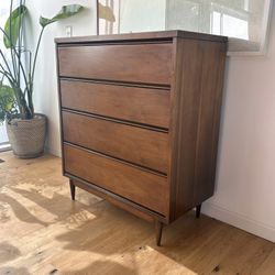 Mid Century Tall Dresser 