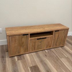 TV Stand Mango Wood Can Hold TV Up To 70" New