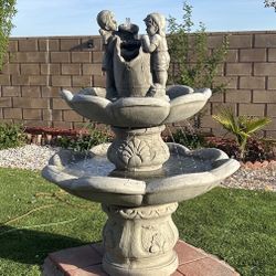 New Fountain Made Out Of Cement Perfect Gift 