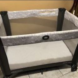 Baby Crib With New Mattress 