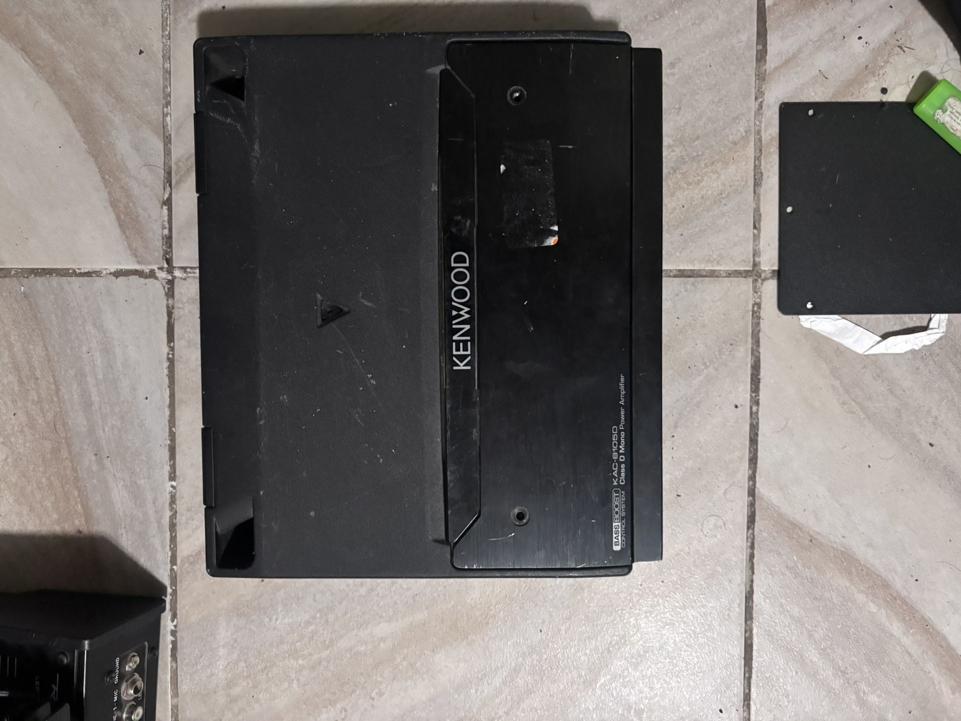 Kenwood KAC-8105D Class D Mono Power Amplifier.  