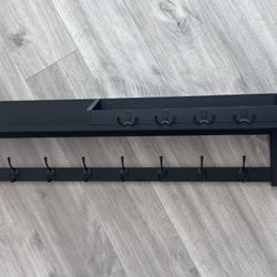 Wall Mounted Coat Rack With Cubbies