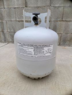 Propane Tank 15 lbs. Amerigas BBQ 1/2 full cylinder gas