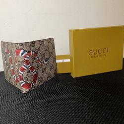 Kingsnake Print GG supreme Wallet