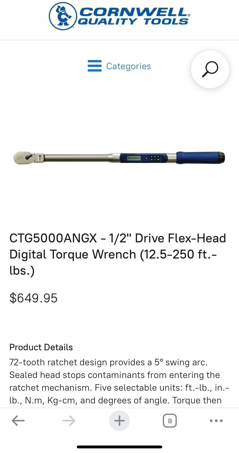 1/2 Digital Torque & Angle Torque Wrench