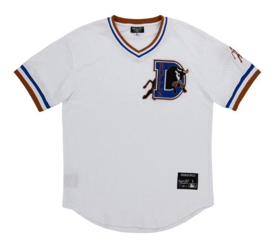 NWT Ebbets Field Fannels Durham Bulls MiLB V-Neck JerseyNWT Ebbets Field Flannels Durham Bulls MiLB V-Neck Jersey