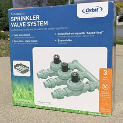 Automatic Three (3) Valve Sprinkler System