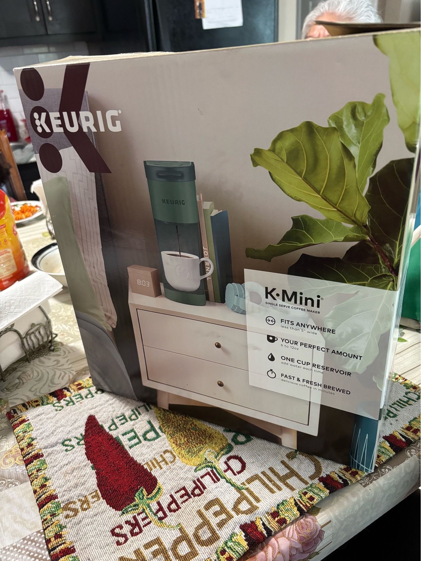 Keurig Mini in color Evergreen