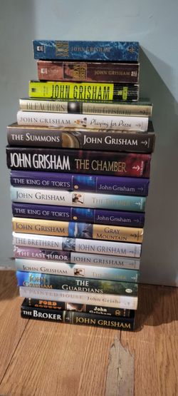 John Grisham 15 hardcover 3 paperbacks books