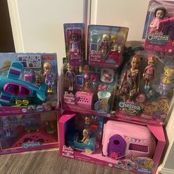 Barbie and Chelsea Toy Doll Lot