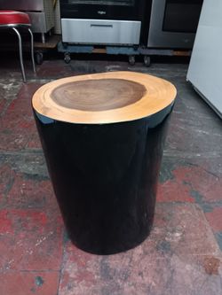Mitchell gold + bob williams tree trunk lacquered trembesi table