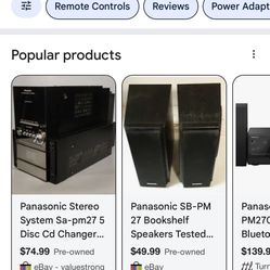 Panasonic CD Cassette Player 
