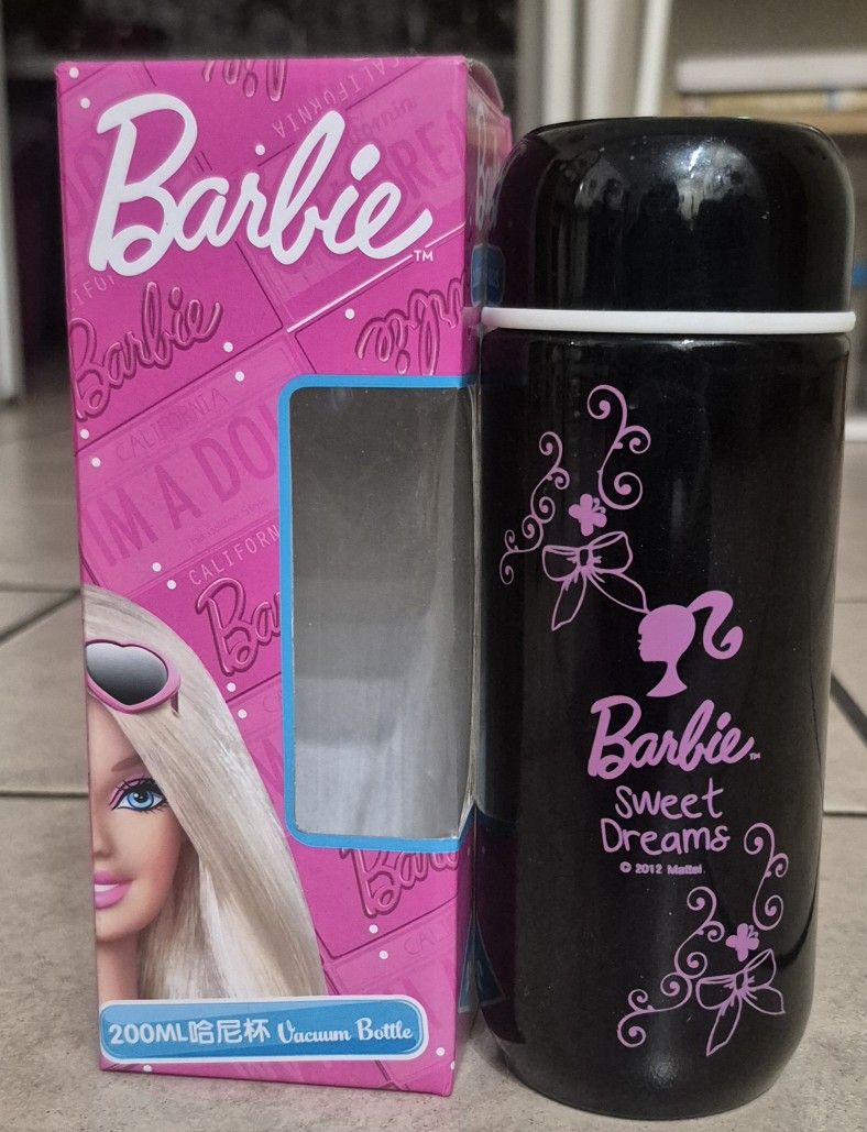 KID'S BARBIE DRINKING THERMOS
