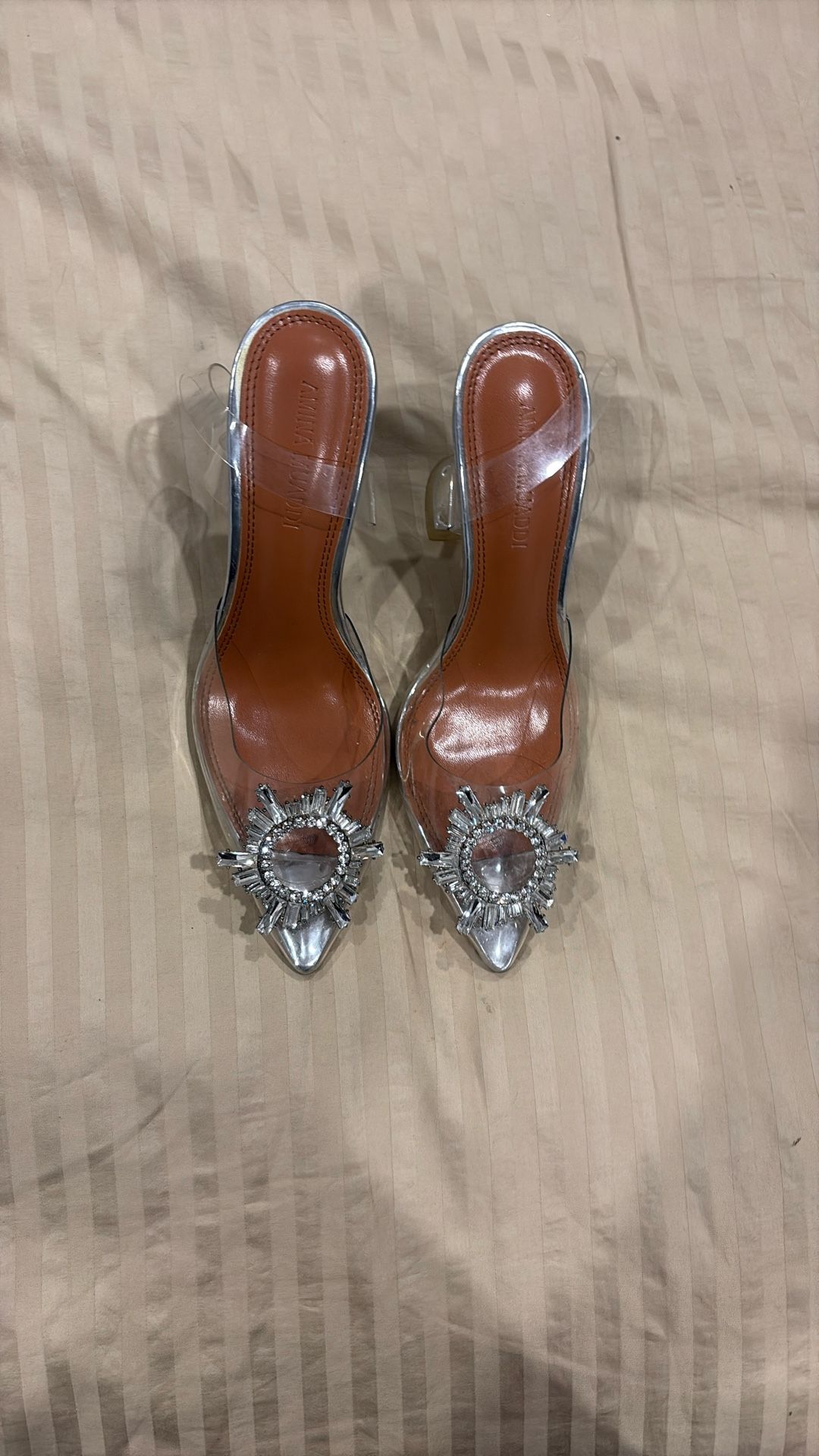 Amina Muaddi Cinderella Sling Backs