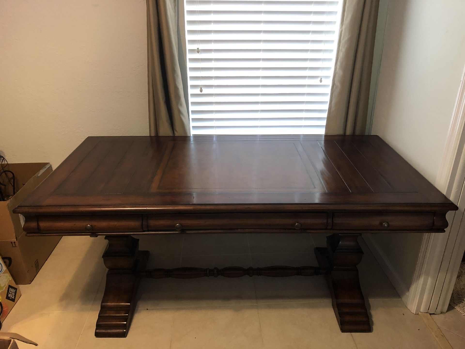 Executive desk - solid wood