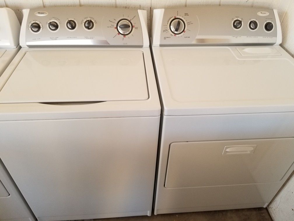 Whirlpool washer And Dryer
