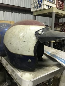 Vintage motorcycle helmets for sale