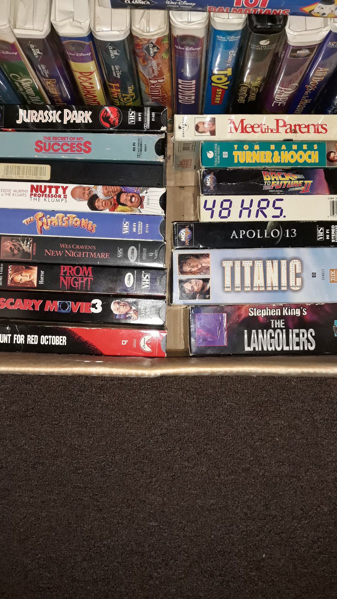 Various Movies on VHS~Price Reduced