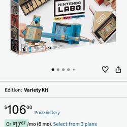 Nintendo LABO BRAND New Reduce$_50