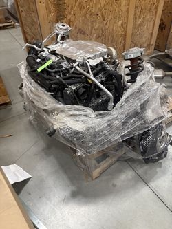 New Audi v6turbo motor with trans and some front suspension