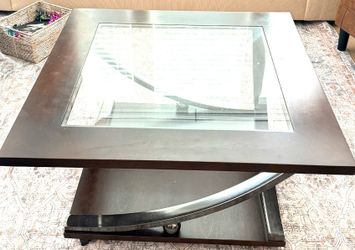 Glass top stylish coffee table  from Ashley