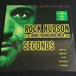 SECONDS LASERDISC SCI FI HORROR FILM 1966 B&W in GREAT CONDITION!