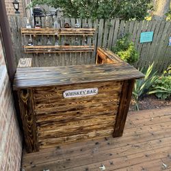 Bar and Matching Shelves