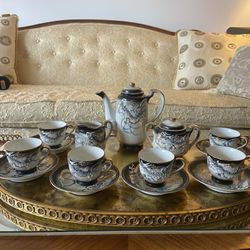 Set  Japanese Dragon Tea Pot  