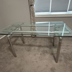 Original Copenhagen “Chopin” Glass Dining Table