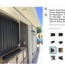 Storm Shell Outdoor TV Cover - $75