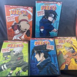 🔥 Naruto Uncut DVD Box Set Collection (Seasons 1-3 Parts)! 🔥