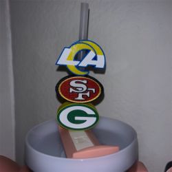 NFL Team Stanley Tumbler Straw Toppers 🏈