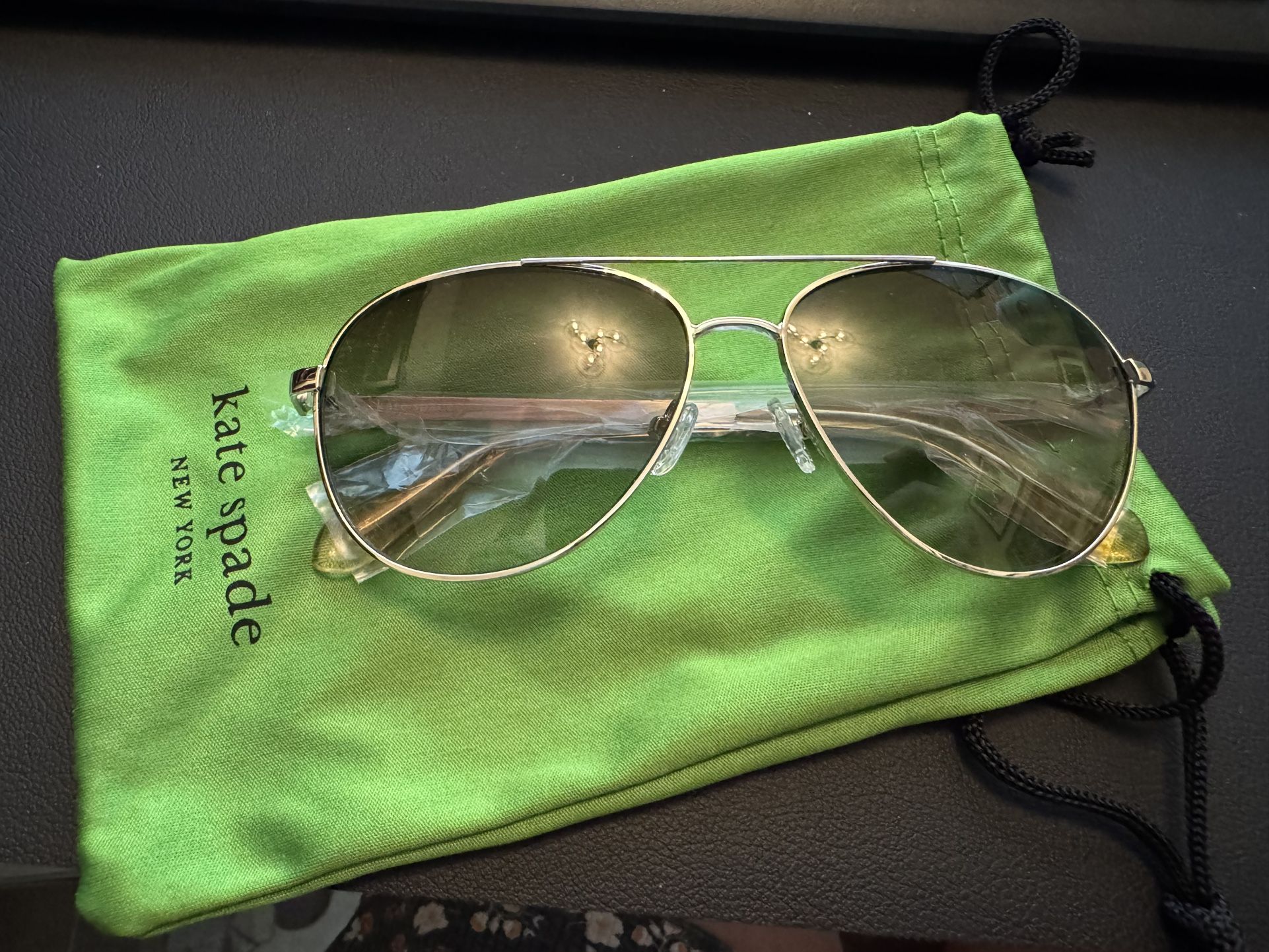 Kate Spade Emmaline Silver Aviator Glasses