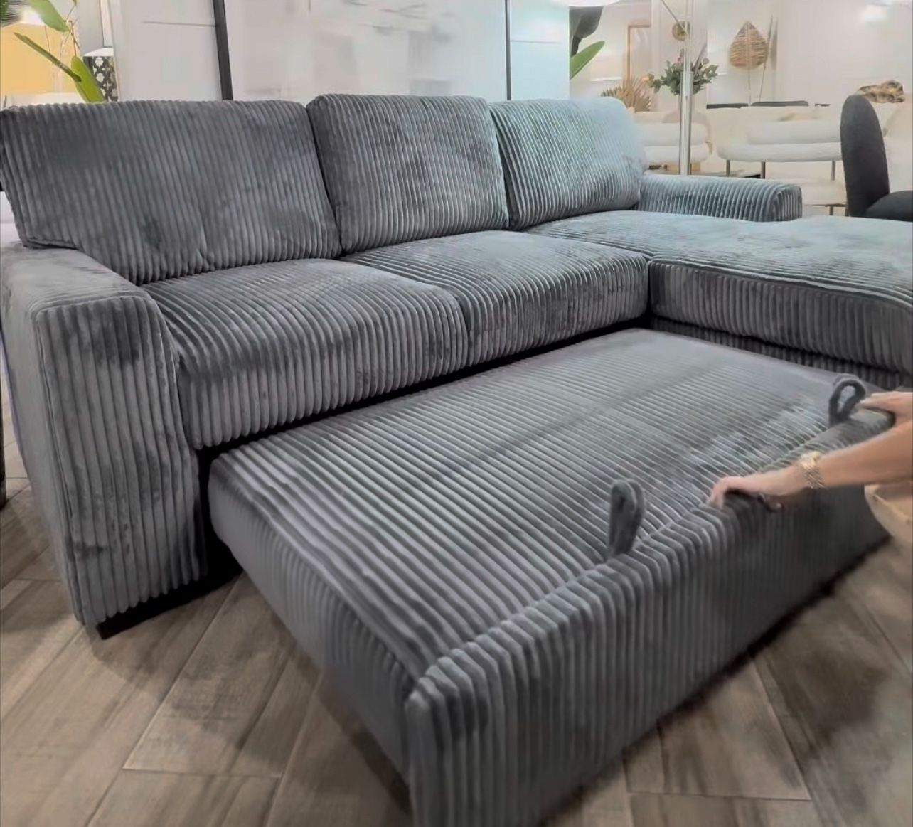 New Sectional Sleeper In Box 📦 Finance Available No Credit Needed $39 Down