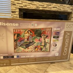 Hisense 55-Inch Class QLED Canvas Tv