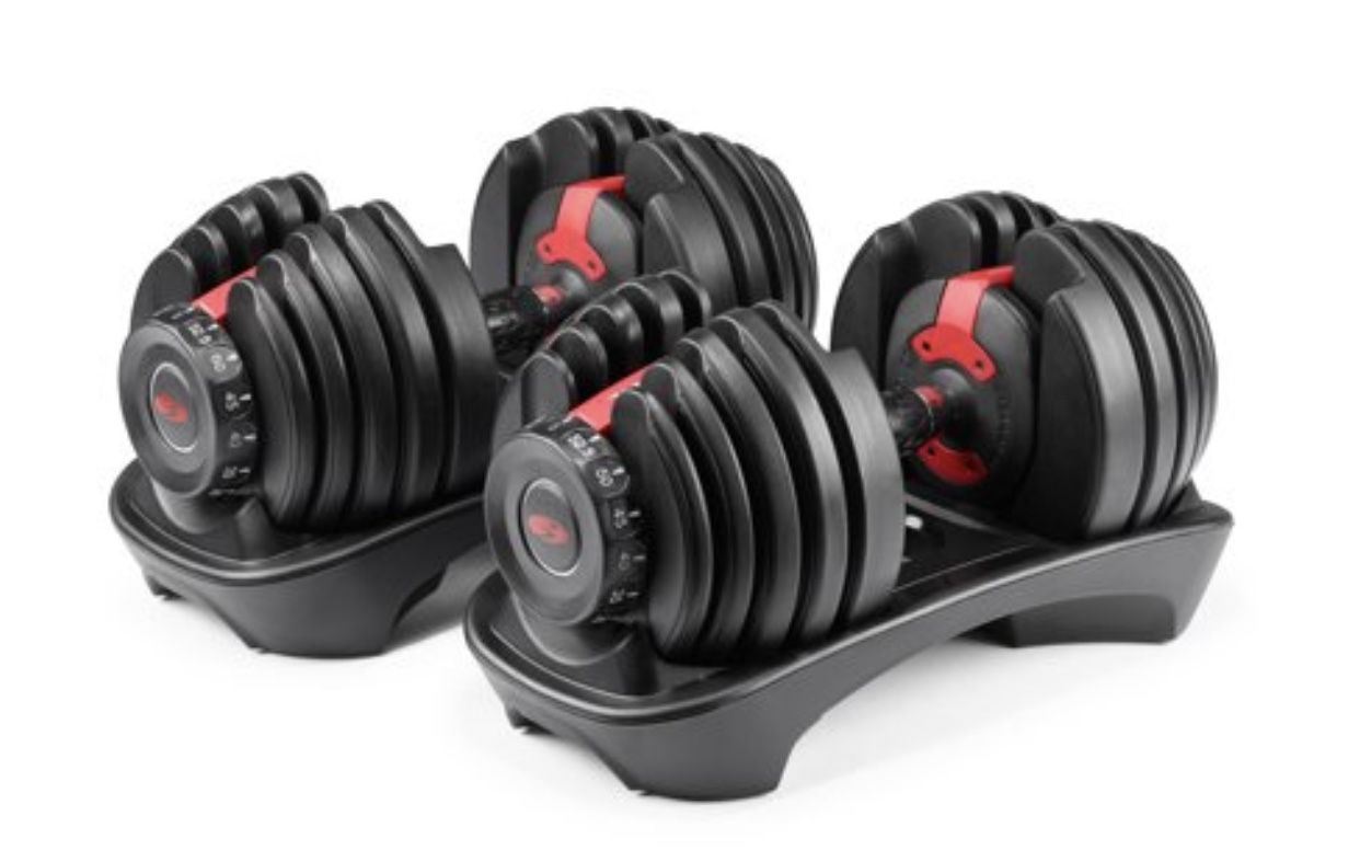 New sealed box Bowflex SelectTech 552 Two Adjustable Dumbbells up to 52 pound