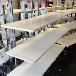 Commercial 8 Shelves Double Sided 