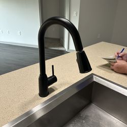 Black Kitchen Faucet 