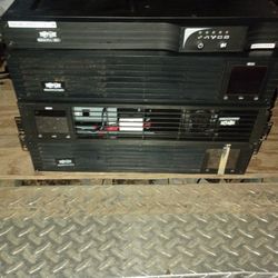 4 Triplite Continuous Power Supplies 3 1000RM2U AND SMART1500 RTIU