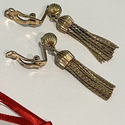 Vintage 12KGF Earrings 
