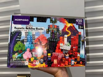 Morphimo Magnetic Building Blocks 450 Piece Set