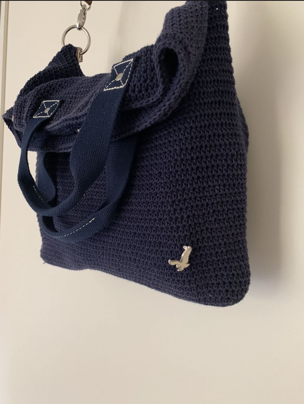 American Eagle Navy Messenger Bag