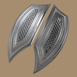 Eddie Trotta Designs TC-553 Driver Floorboards - Chrome