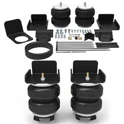 Rear Air Bags Suspension Kit Compatible with 2019-2026 Chevrolet Chevy Silverado GMC Sierra 1500 Truck Towing
