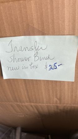 Transfer Shower bench